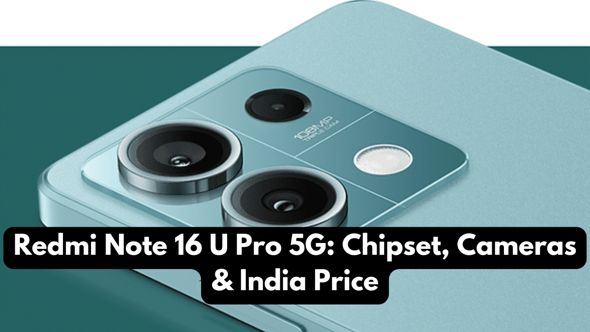 Redmi Note 16 U Pro 5G: Chipset, Cameras & India Price