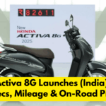 Honda Activa 8G Launches (India): Engine Specs, Mileage & On-Road Price
