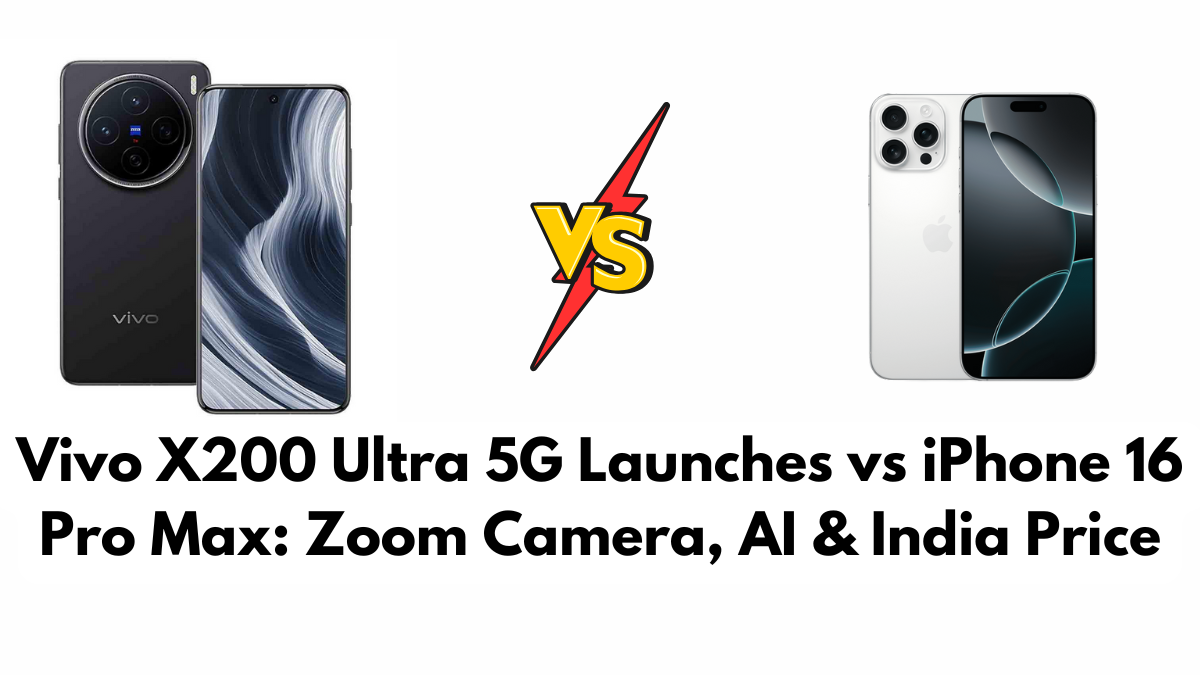 Vivo X200 Ultra 5G Launches vs iPhone 16 Pro Max: Zoom Camera, AI & India Price