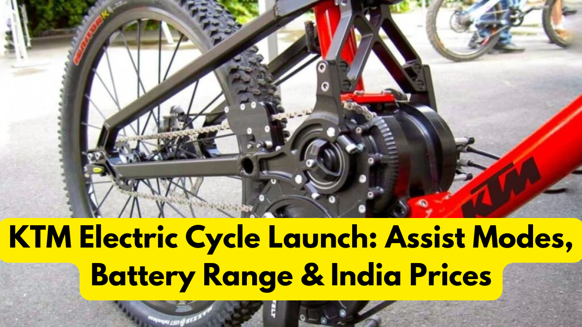 KTM Electric Cycle Launch: Assist Modes, Battery Range & India Prices