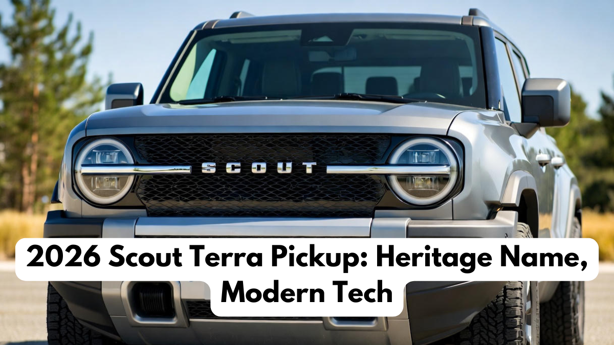 2026 Scout Terra Pickup: Heritage Name, Modern Tech