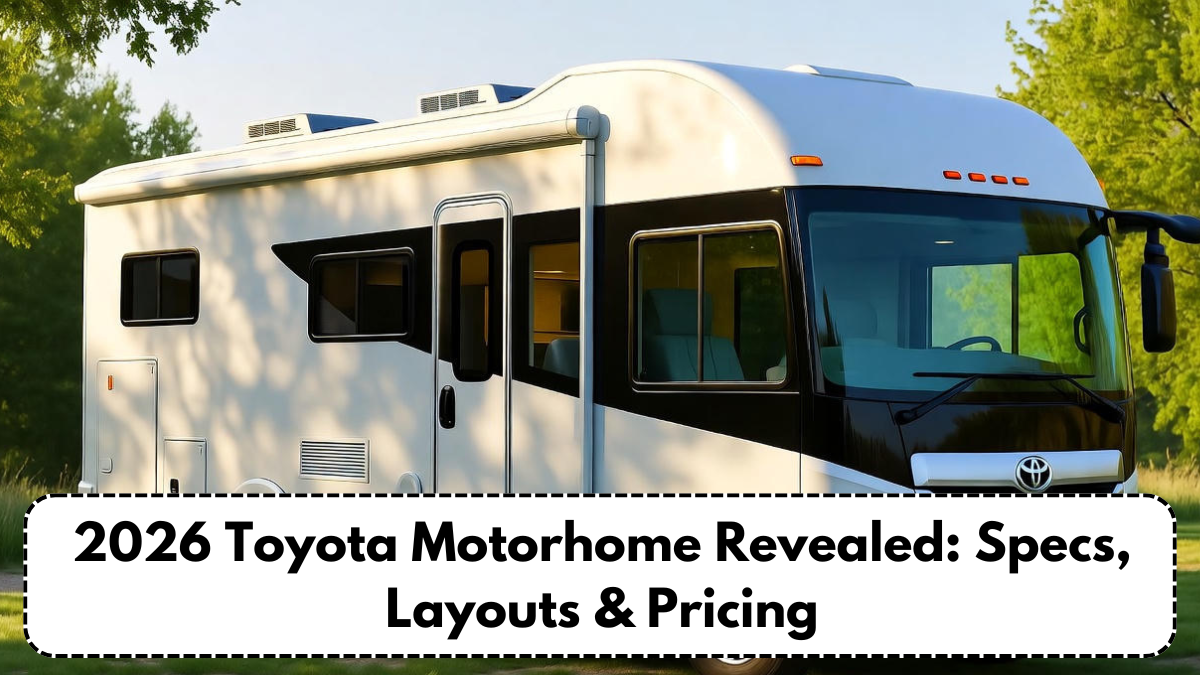 2026 Toyota Motorhome Revealed: Specs, Layouts & Pricing