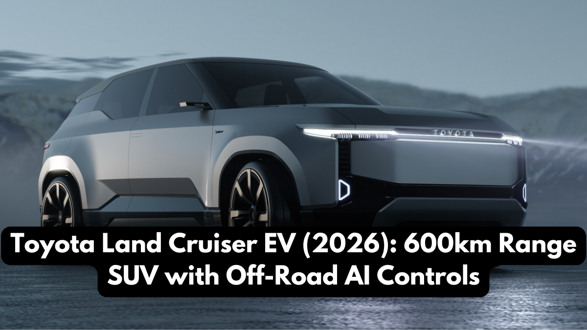 Toyota Land Cruiser EV (2026): 600km Range SUV with Off-Road AI Controls
