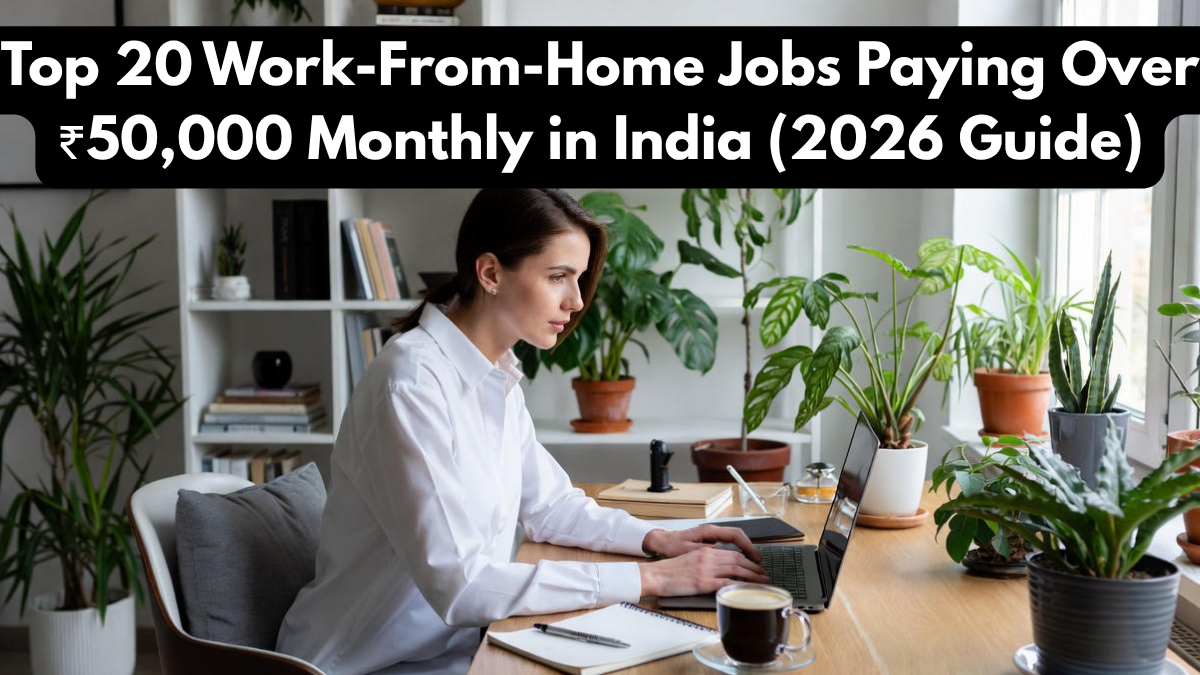 Top 20 Work-From-Home Jobs Paying Over ₹50,000 Monthly in India (2026 Guide)