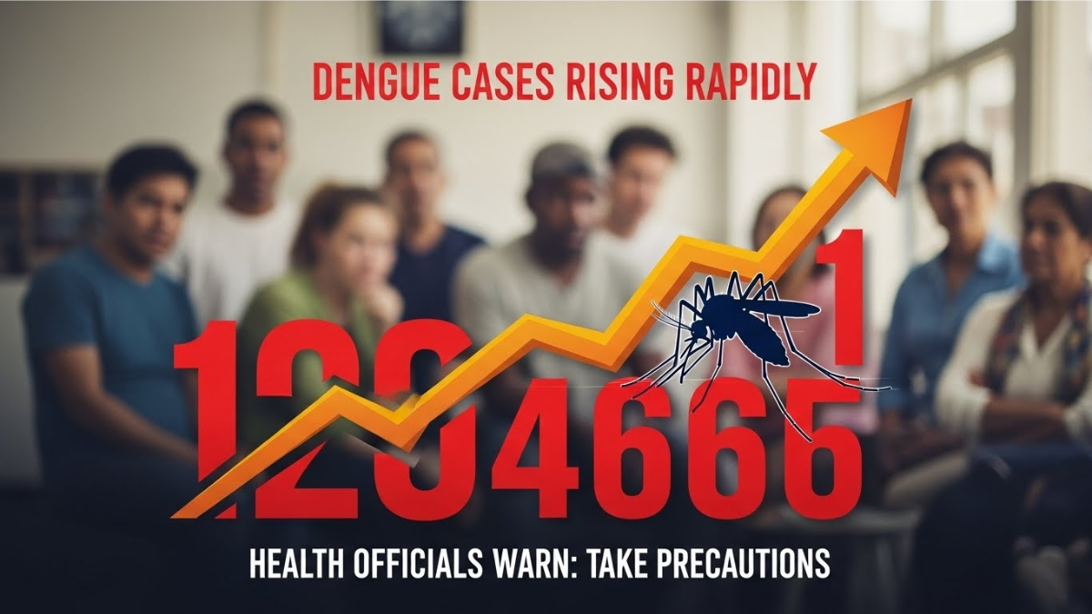 Dengue Cases Rising Rapidly; Health Officials Warn