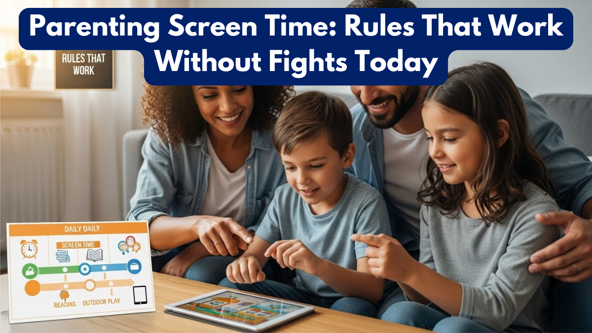 Parenting Screen Time: Rules That Work Without Fights Today
