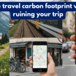 Reduce travel carbon footprint without ruining your trip