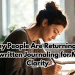 Why People Are Returning to Handwritten Journaling for Mental Clarity