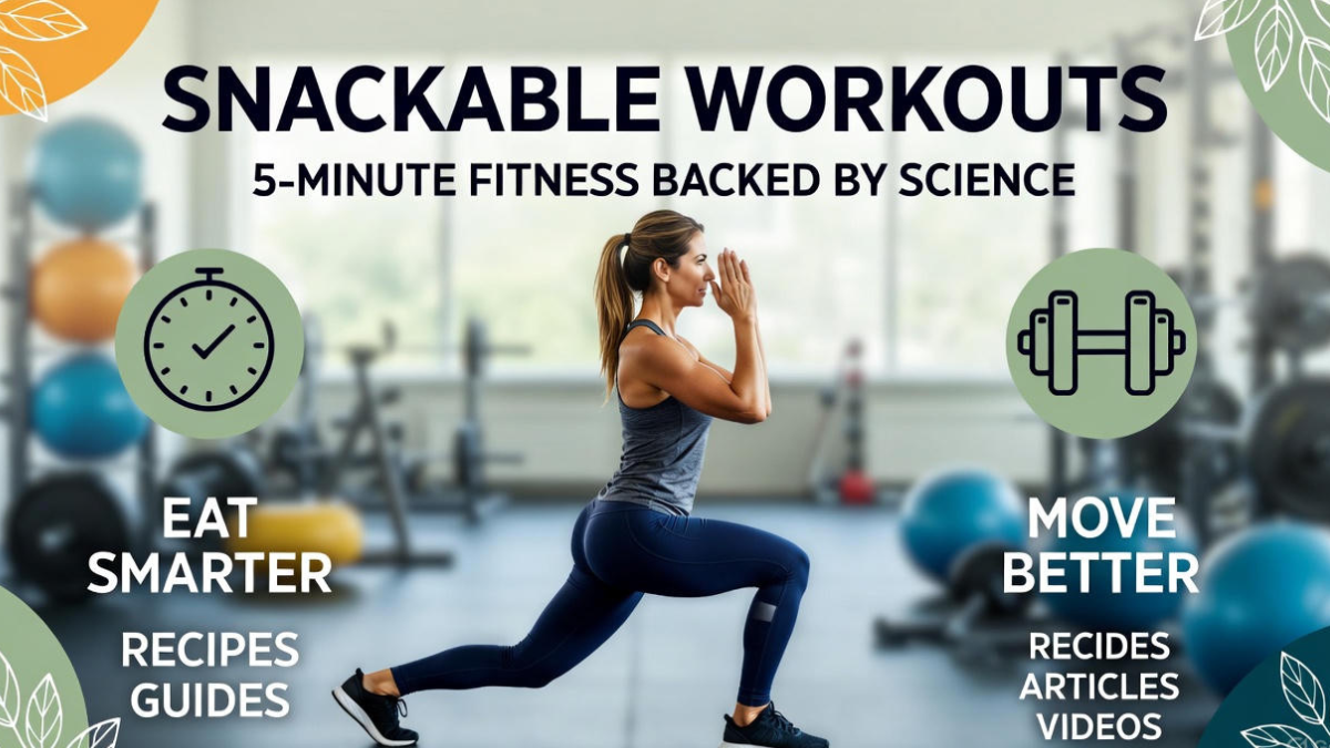 Snackable Workouts: 5-Minute Fitness Backed by Science