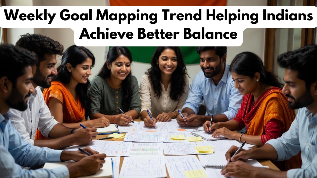 Weekly Goal Mapping Trend Helping Indians Achieve Better Balance