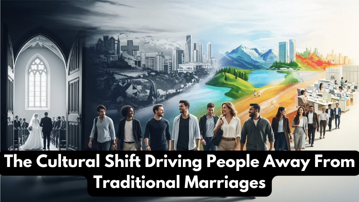 The Cultural Shift Driving People Away From Traditional Marriages
