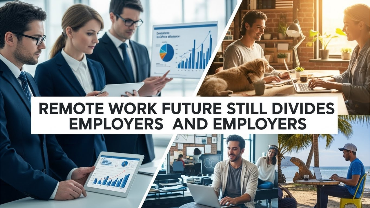 Remote Work Future Still Divides Employers And Employees