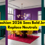 Interior Fashion 2026 Sees Bold Jewel Tones Replace Neutrals