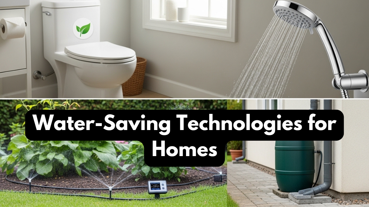 Water-Saving Technologies for Homes
