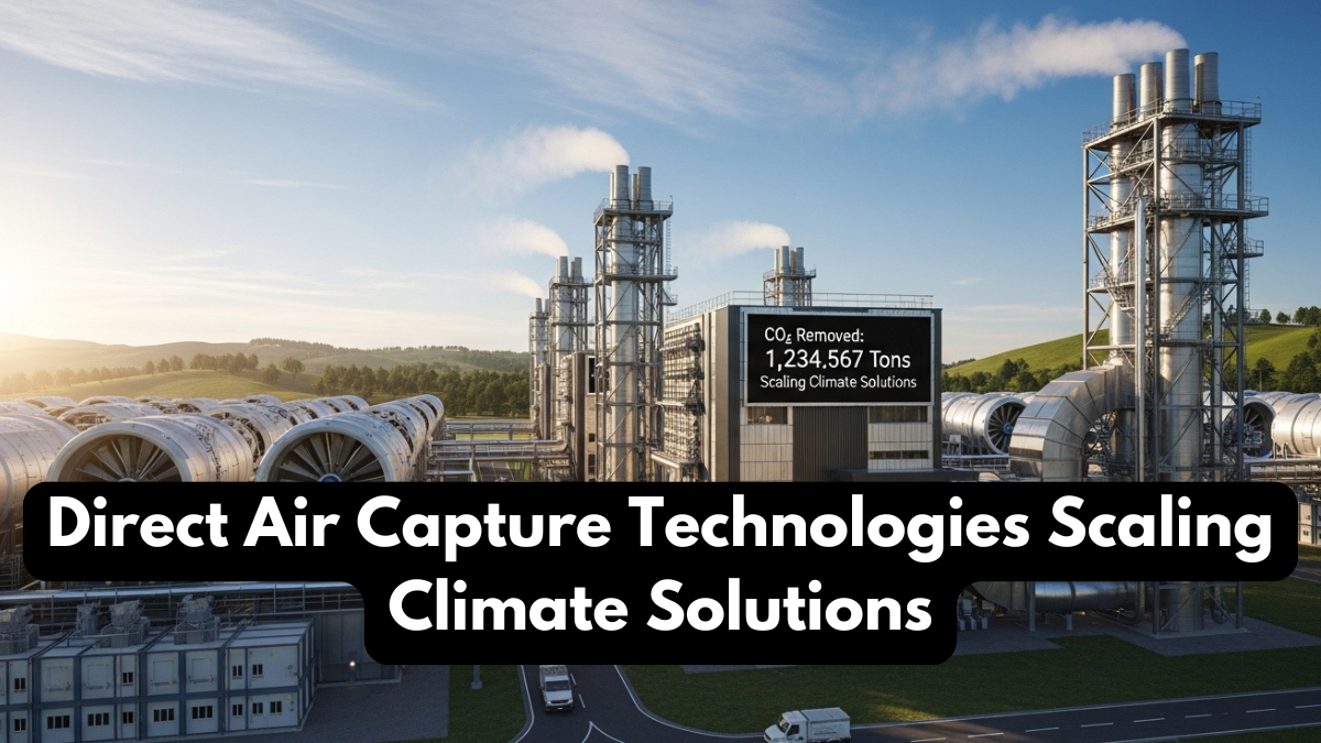 Direct Air Capture Technologies Scaling Climate Solutions