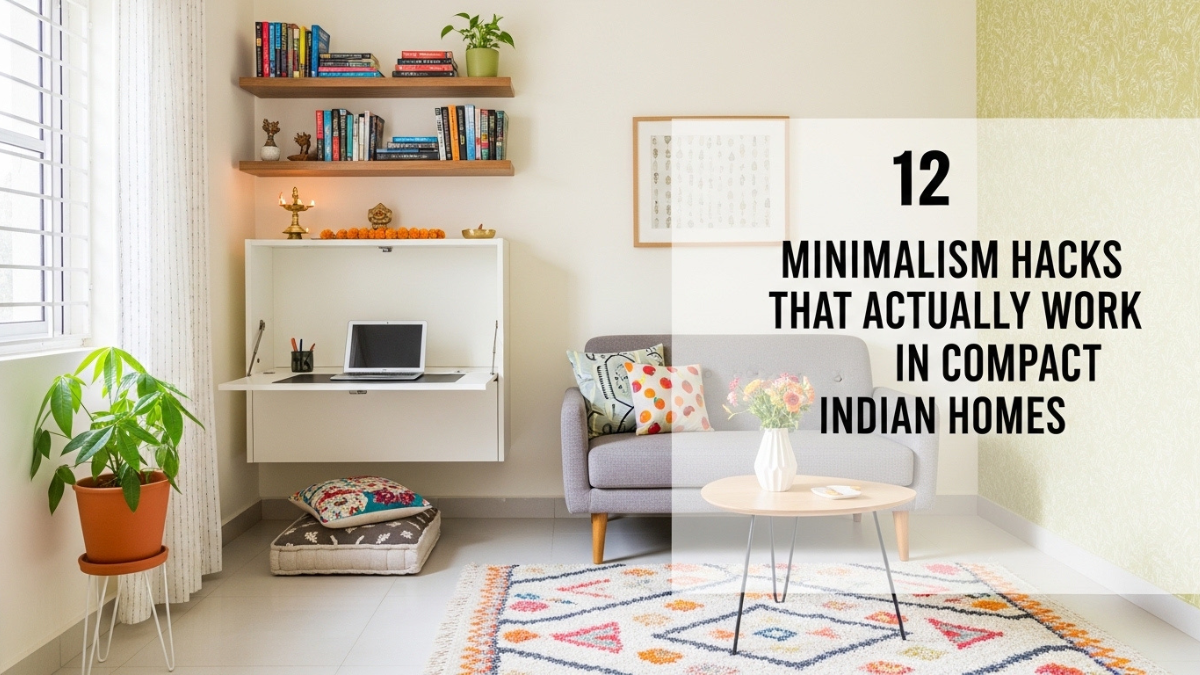 12 Minimalism Hacks That Actually Work in Compact Indian Homes