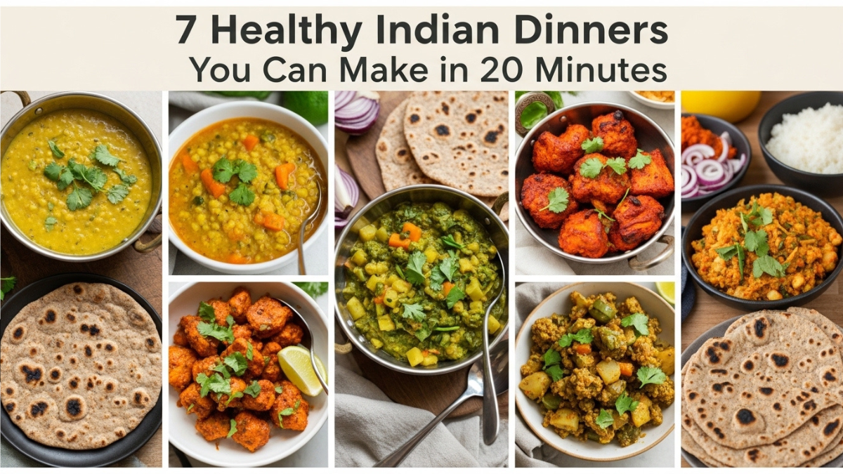 7 Healthy Indian Dinners You Can Make in 20 Minutes