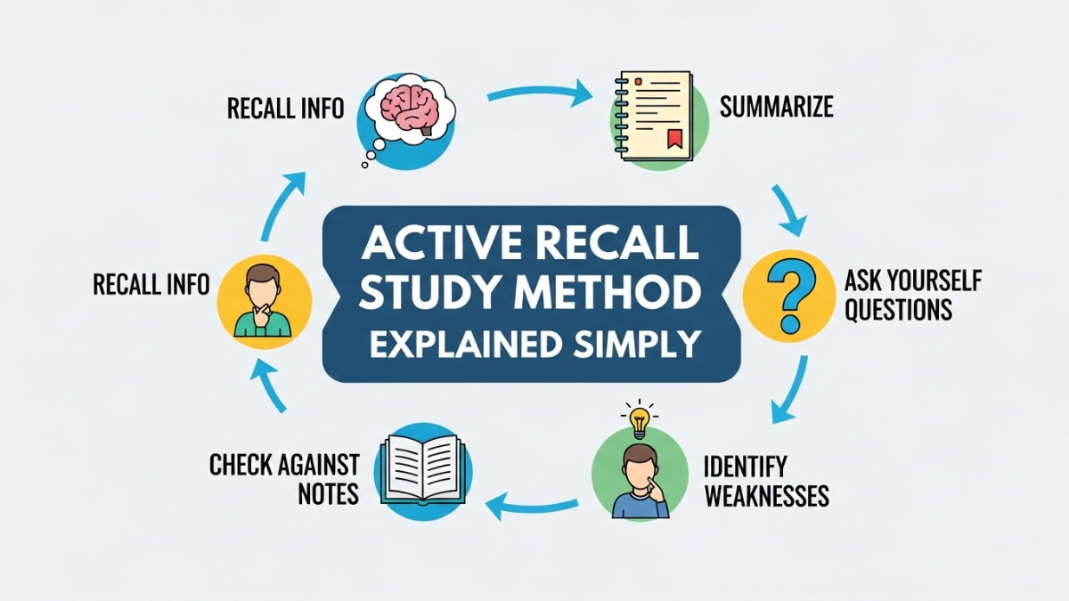 Active Recall Study Method Explained Simply