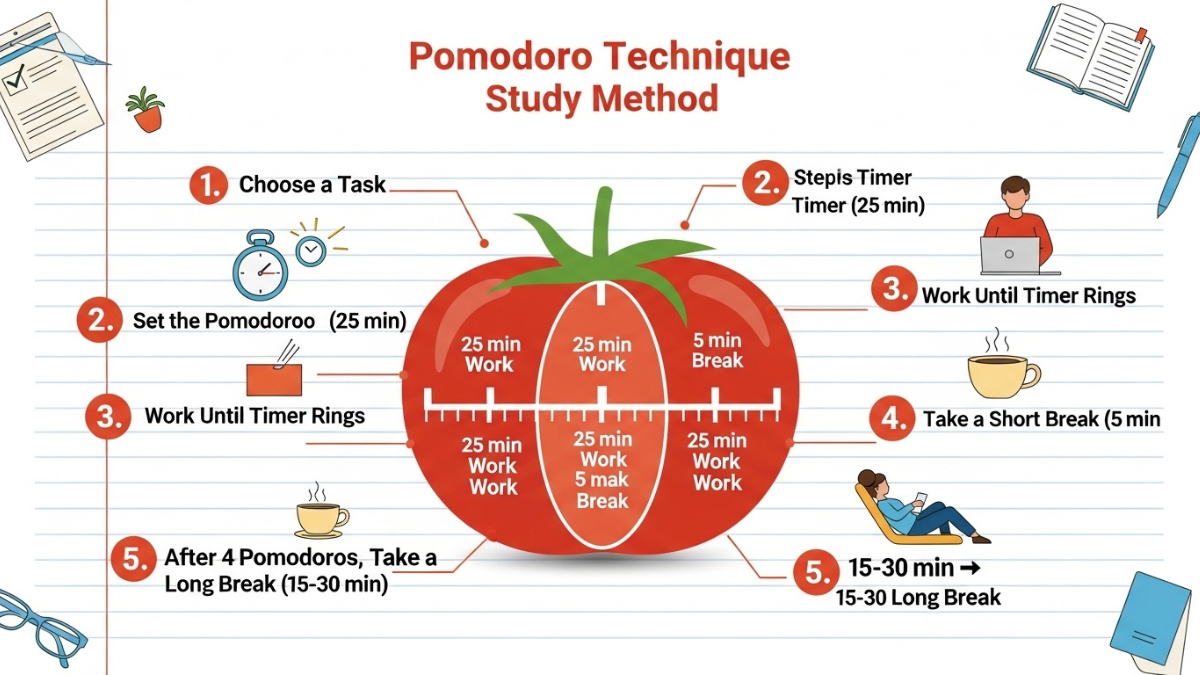 Pomodoro Technique Study Method Explained