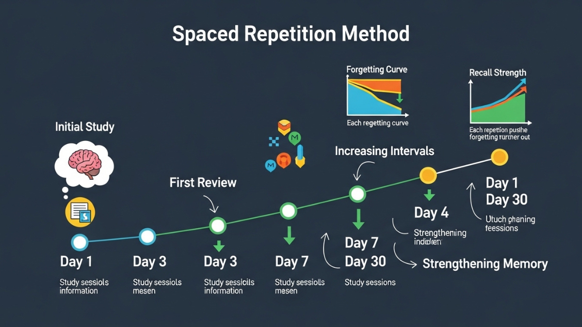 Spaced Repetition Method Explained Simply