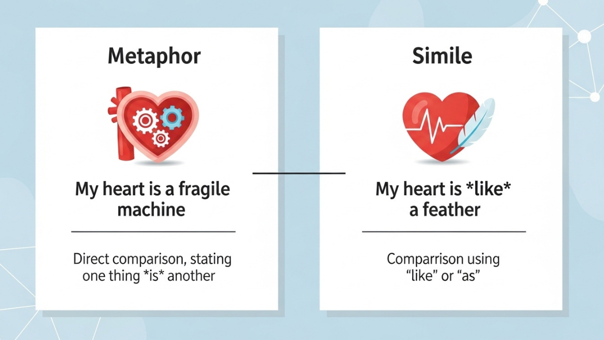 Metaphor vs Simile Explained