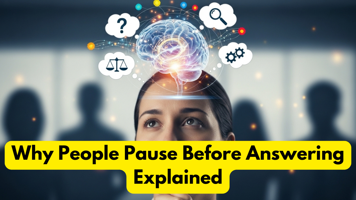 Why People Pause Before Answering Explained